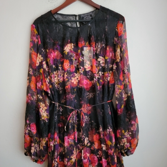 Johnny Was Flora Silk Maxi Dress size 3X NWT - Picture 3 of 6